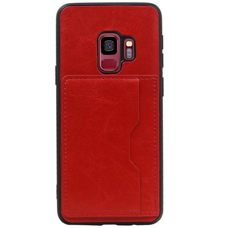 Portrait Back Cover 1 Cards for Galaxy S9 Red