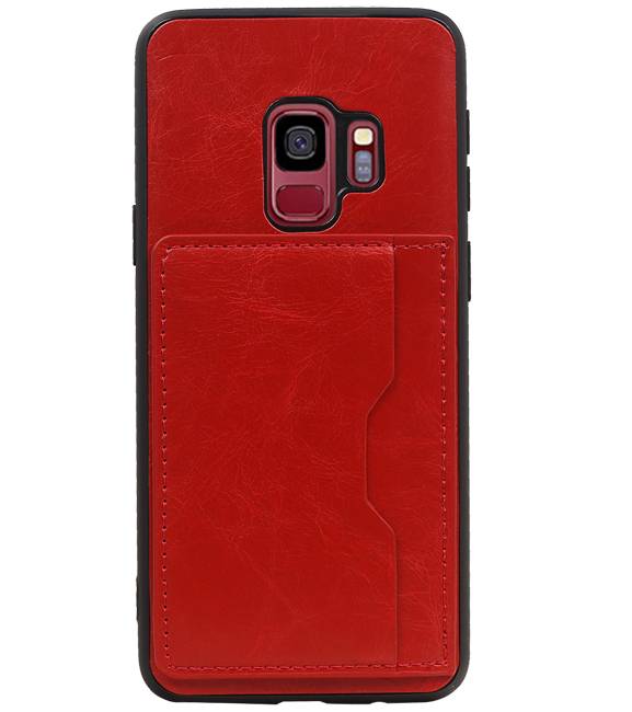 Portrait Back Cover 1 Cards for Galaxy S9 Red