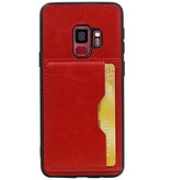 Portrait Back Cover 1 Cards for Galaxy S9 Red