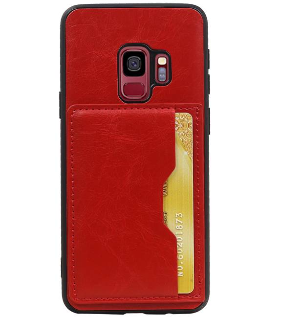 Portrait Rückseite 1 Karten für Galaxy S9 Rot