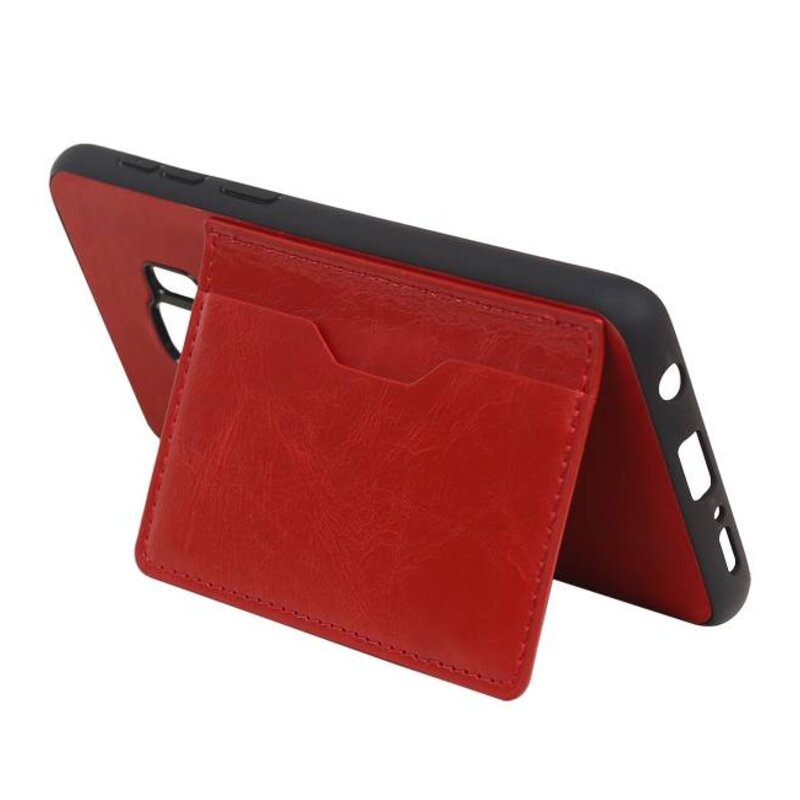 Portrait Back Cover 1 Cards for Galaxy S9 Red