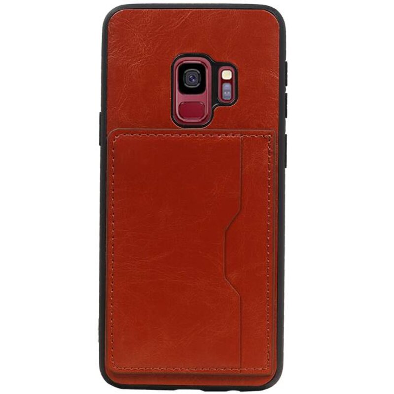 Tarjetas de contraportada retrato 1 para Galaxy S9 Brown