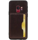 Standing Back Cover 1 Cards for Galaxy S9 Mocca