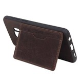 Standing Back Cover 1 Cards for Galaxy S9 Mocca