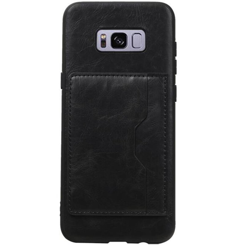 Standing Back Cover 1 Passes for Galaxy S8 Plus Black