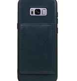 Stand Back Cover 1 Passes pour Galaxy S8 Plus Navy