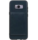 Stand Back Cover 1 Passes pour Galaxy S8 Plus Navy