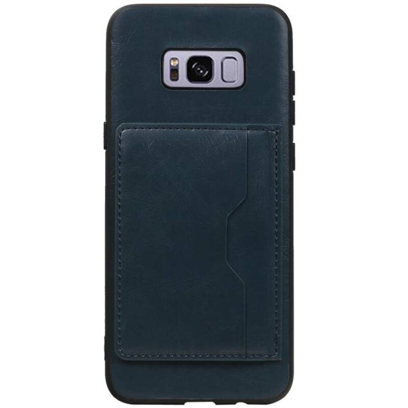 Stand Back Cover 1 Passes pour Galaxy S8 Plus Navy