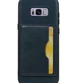 Stand Back Cover 1 Passes pour Galaxy S8 Plus Navy