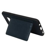 Stand Back Cover 1 Passes pour Galaxy S8 Plus Navy