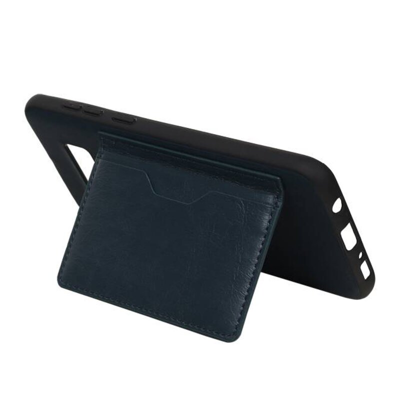 Stand Back Cover 1 Passes pour Galaxy S8 Plus Navy
