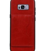Portrait Rückseite 1 Karten für Galaxy S8 Plus Rot