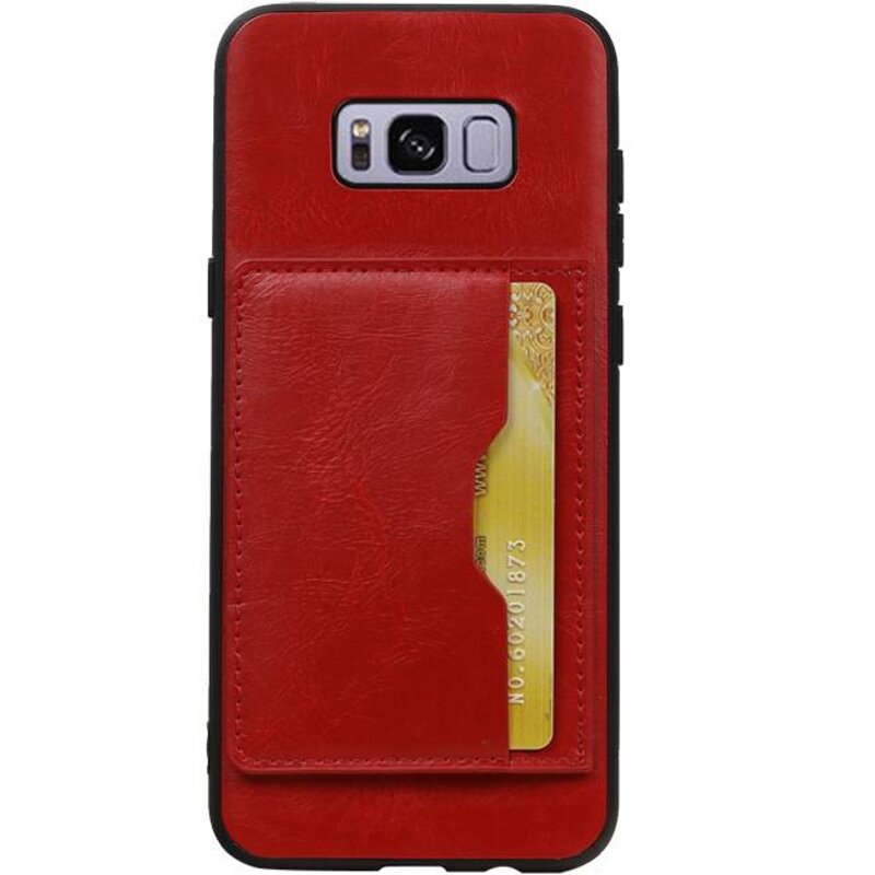 Portrait Back Cover 1 Cards for Galaxy S8 Plus Red