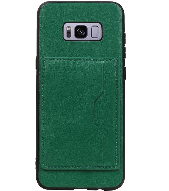 Portrait Back Cover 1 Cards for Galaxy S8 Plus Green