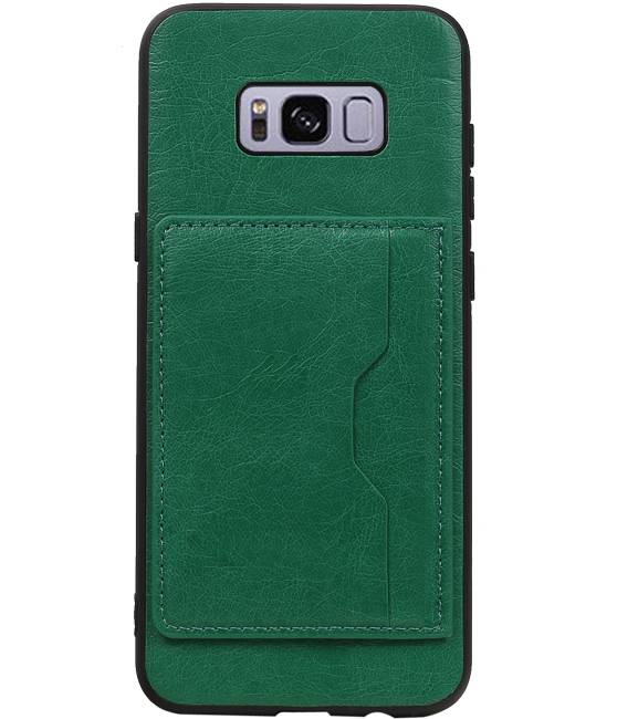 Portrait Rückseite 1 Karten für Galaxy S8 Plus Grün
