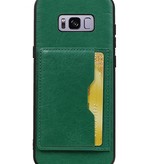 Portrait Back Cover 1 Cards for Galaxy S8 Plus Green