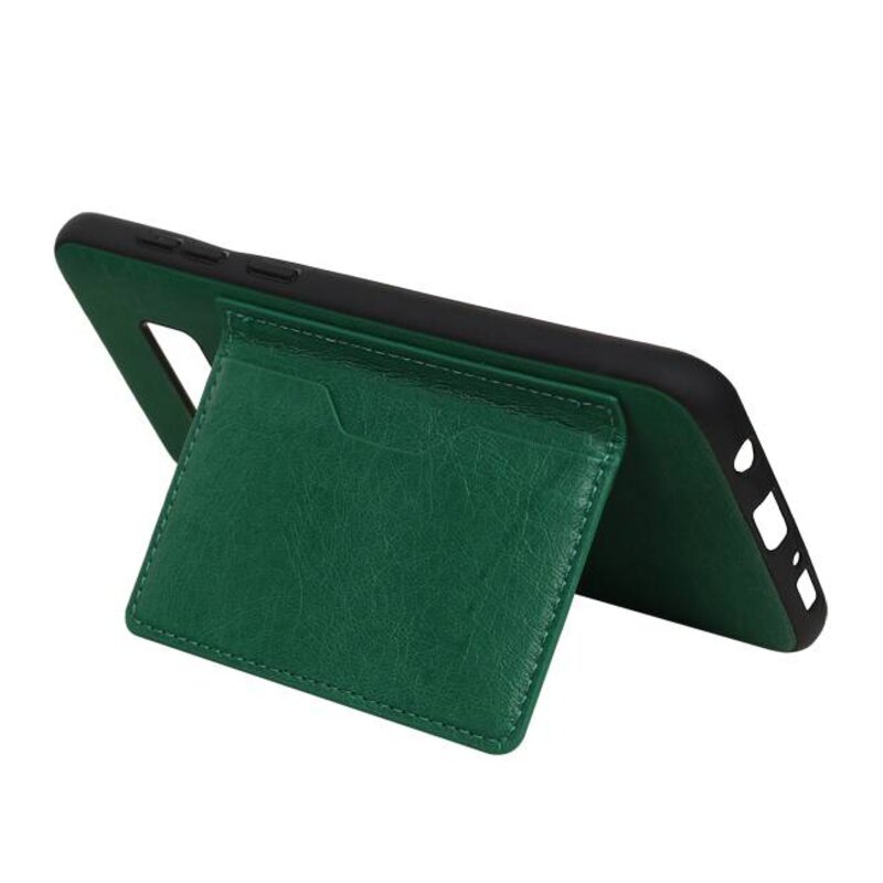 Portrait Back Cover 1 Carte per Galaxy S8 Plus Green