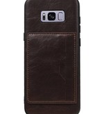 Standing Back Cover 1 Cards for Galaxy S8 Plus Mocca