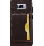 Standing Back Cover 1 Cards for Galaxy S8 Plus Mocca
