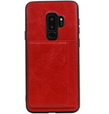 Copertura posteriore in piedi 1 Passa per Galaxy S9 Plus Red