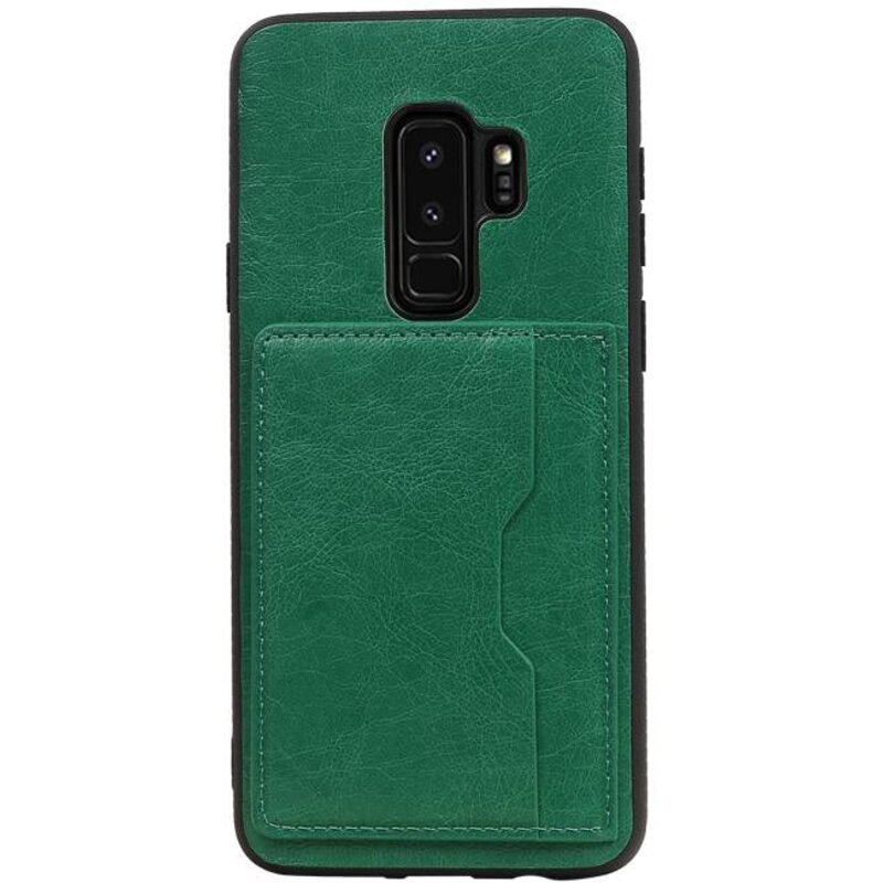 Portrait Rückseite 1 Karten für Galaxy S9 Plus Grün
