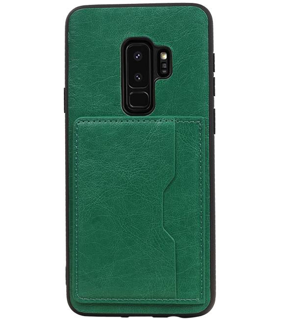 Portrait Back Cover 1 Cards for Galaxy S9 Plus Green