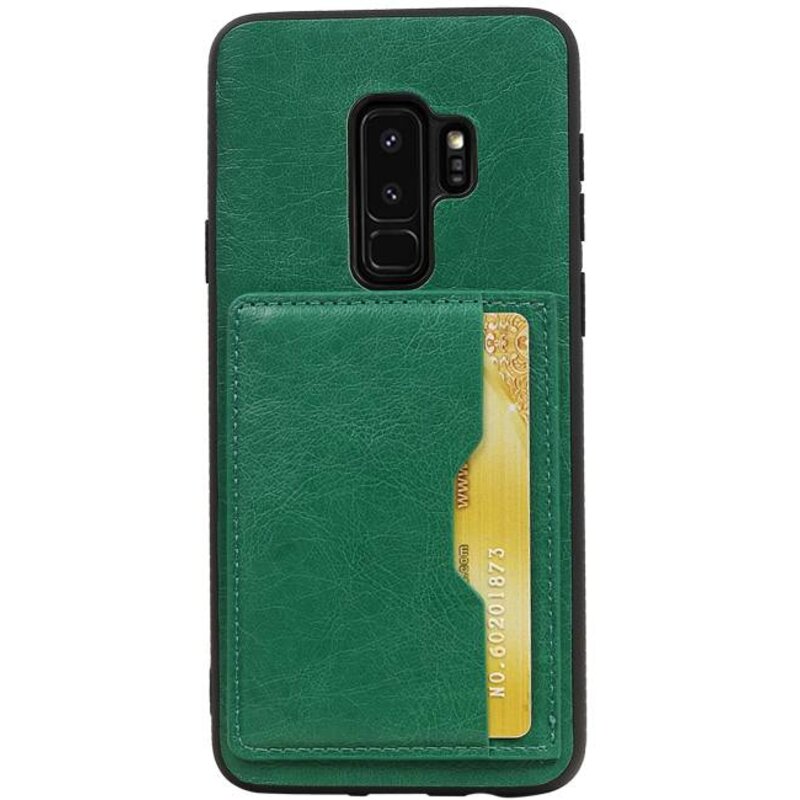 Portrait Back Cover 1 Cartes pour Galaxy S9 Plus Green
