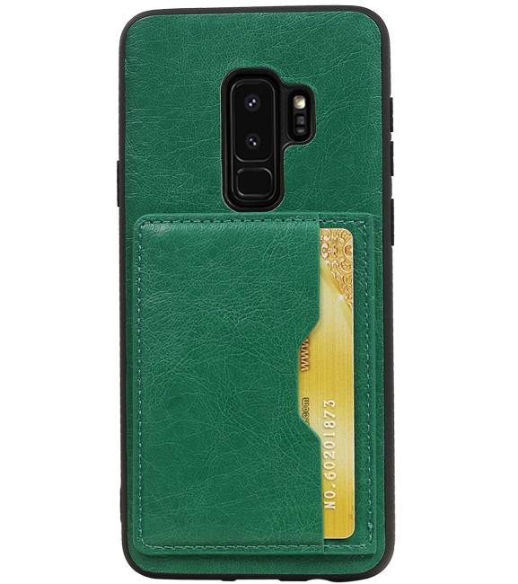 Portrait Back Cover 1 Cards for Galaxy S9 Plus Green