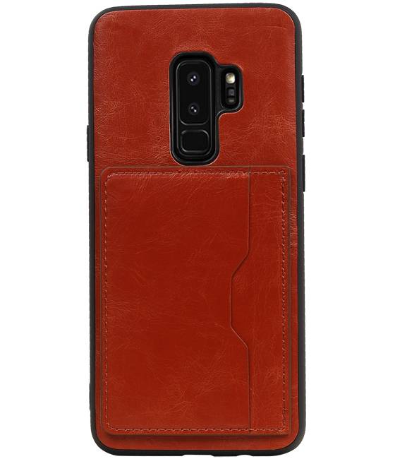 Cover posteriore per ritratto 1 scheda per Galaxy S9 Plus Brown