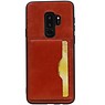 Cover posteriore per ritratto 1 scheda per Galaxy S9 Plus Brown