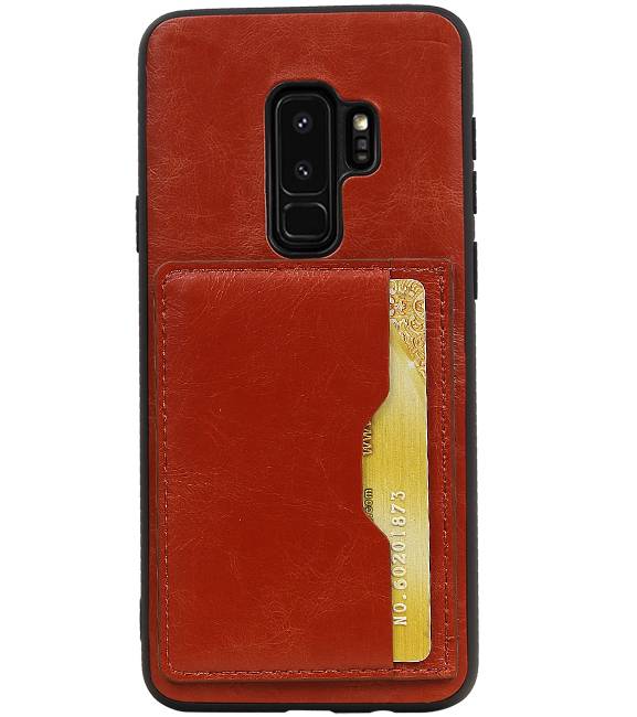 Cover posteriore per ritratto 1 scheda per Galaxy S9 Plus Brown