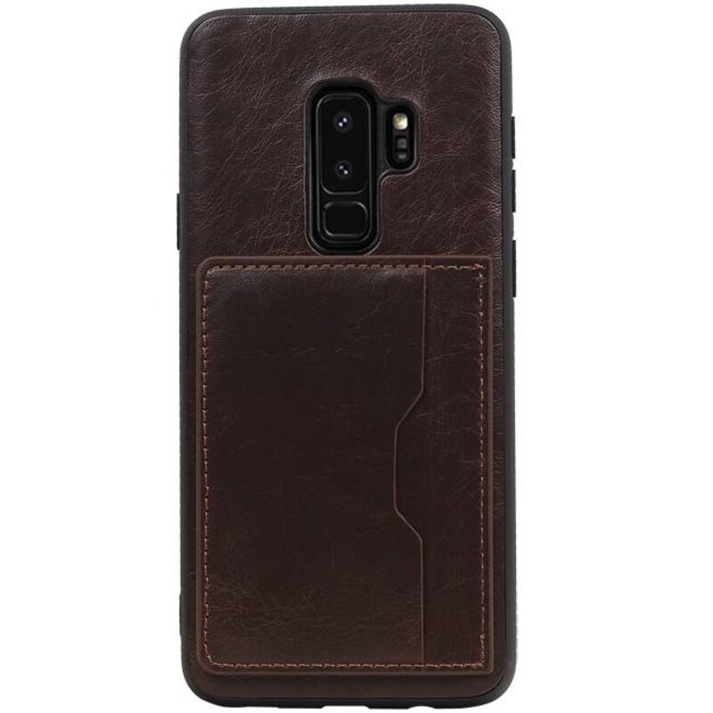 Ständigen Rückendeckel 1 Karten für Galaxy S9 Plus Mocca