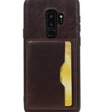 Standing Back Cover 1 Cards for Galaxy S9 Plus Mocca