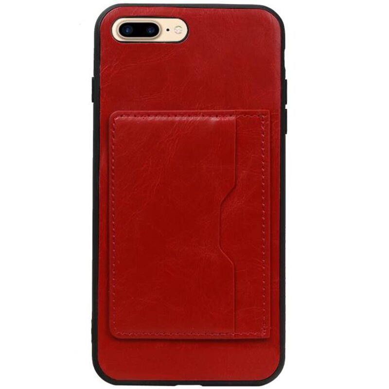 Couverture arrière 1 Passes pour iPhone 8 Plus Rouge