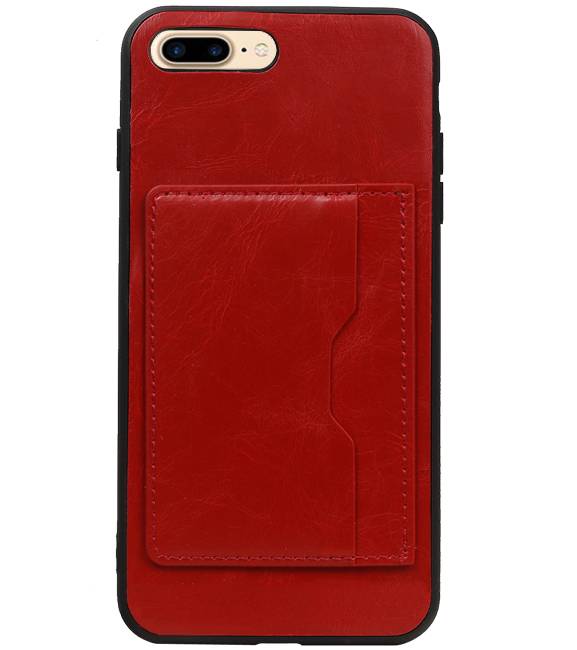 Couverture arrière 1 Passes pour iPhone 8 Plus Rouge