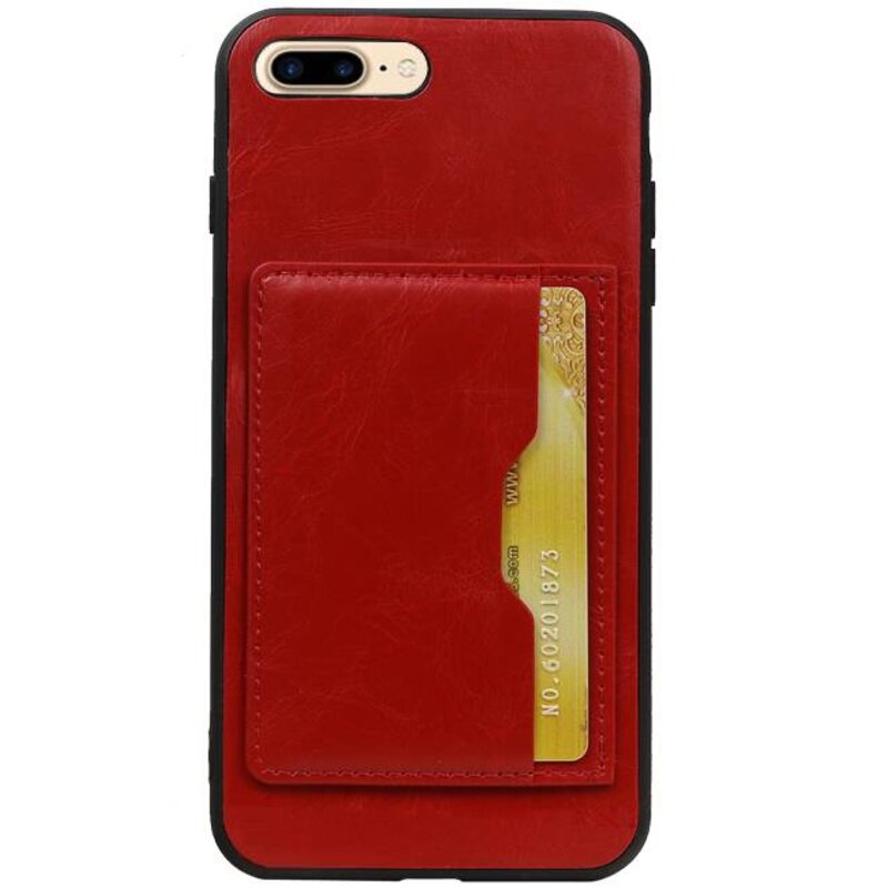 Standing Back Cover 1 Passes for iPhone 8 Plus Red