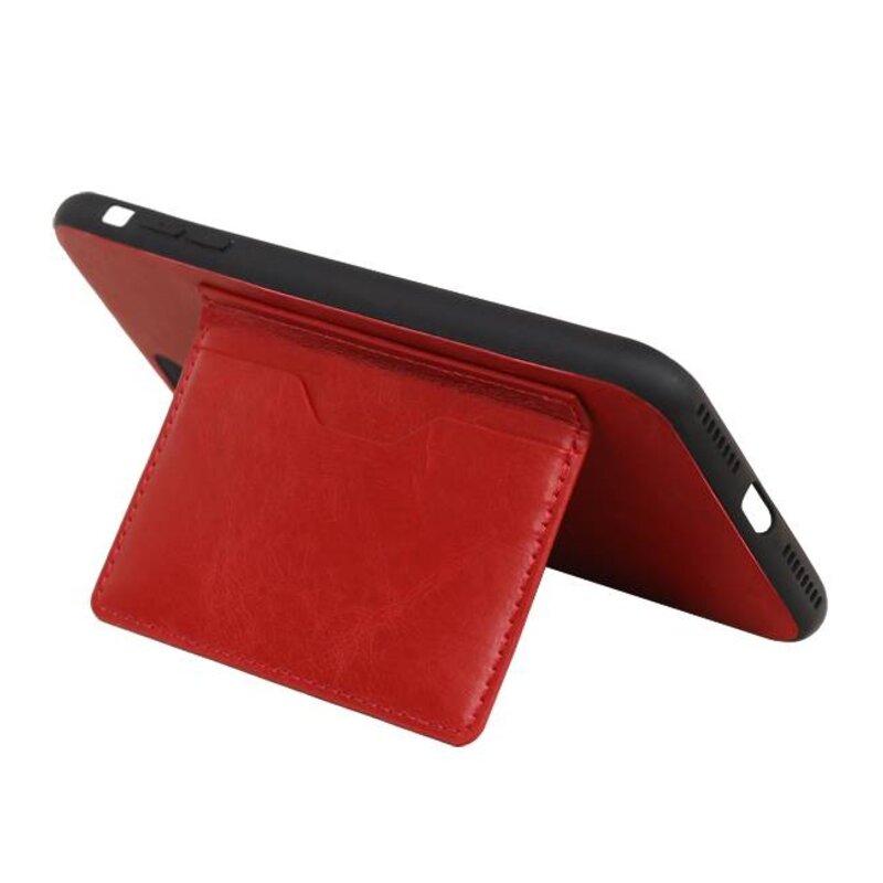 Couverture arrière 1 Passes pour iPhone 8 Plus Rouge