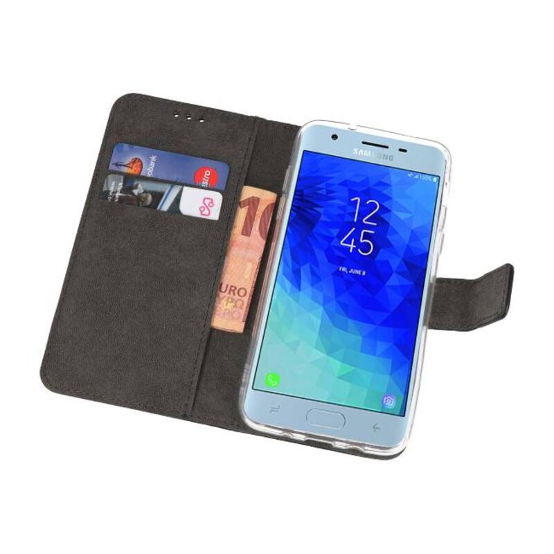 Wallet Cases Case for Galaxy J3 2018 Black