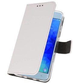 Etui Portefeuille Etui pour Galaxy J3 2018 Blanc