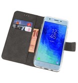 Estuche con monedero para Galaxy J3 2018 Blanco