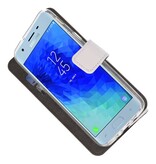 Wallet Cases Hoesje voor Galaxy J3 2018 Wit