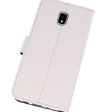 Estuche con monedero para Galaxy J3 2018 Blanco