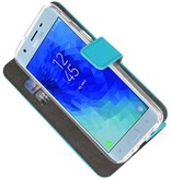 Funda con monedero para Galaxy J3 2018 Azul