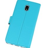 Étui portefeuille pour Galaxy J3 2018 Blue