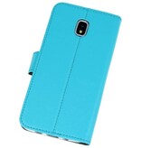 Wallet Cases Case for Galaxy J3 2018 Blue