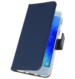 Wallet Cases Tasche für Galaxy J3 2018 Navy