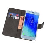 Wallet Cases Tasche für Galaxy J3 2018 Navy