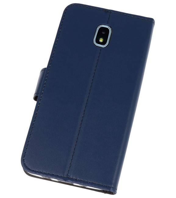 Wallet Cases Hoesje voor Galaxy J3 2018 Navy