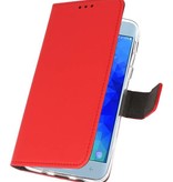 Custodia a Portafoglio per Galaxy J3 2018 Rosso