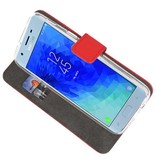 Wallet Cases Hoesje voor Galaxy J3 2018 Rood